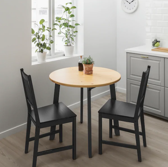 Кухонний стілець STEFAN / 002.110.88;чорний/коричневий;