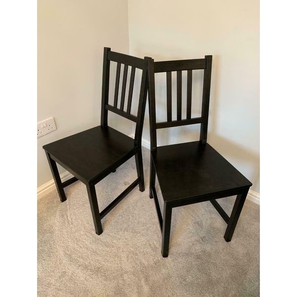Кухонный стул STEFAN / 002.110.88;чорний/коричневий;