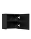 Верхня шафа Qubik 35x35 см 1 дверцята NOVA BLACK / NOVA BLACK D 83-30-1DQ;