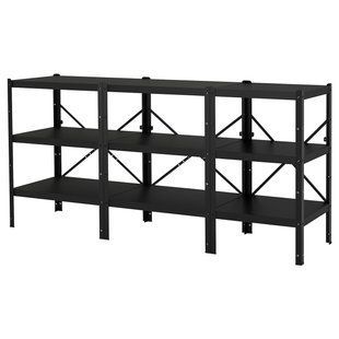Книжный шкаф, черный, 234x55x110 см BROR / 096.193.99