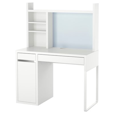 Компьютерный стол с надстройкой MICKE / 099.030.14;білий;105х50;