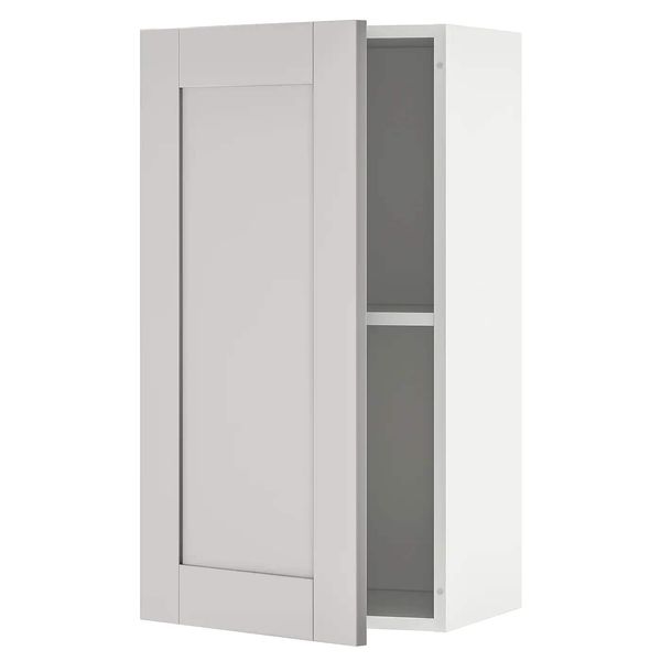 Подвесной шкаф с дверью KNOXHULT 40x75 см / 803.267.97;сірий;