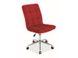Офісний стілець Q-020 / OBRQ020VBO;бордо;оксамит;