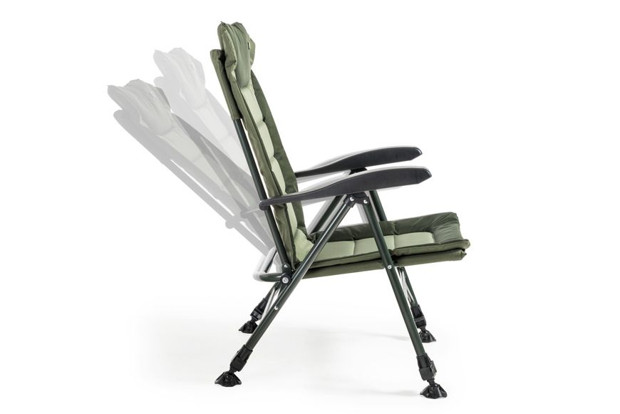 Крісло рибальське складне, туристичне Premium Quattro з підлокітниками / M-CHPREQ;