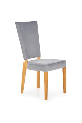 Кухонний стілець ROIS / V-PL-N-ROIS-KR-D.MIODOWY/POPIEL;дуб медовий/ графіт;