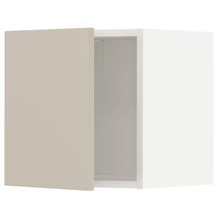 Навісна шафа, білий/Хавсторп бежевий, 40x40 см METOD / 994.555.86