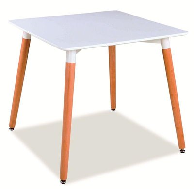 Кухонний стіл Nolan II / NOLAN80;білий;80х80;