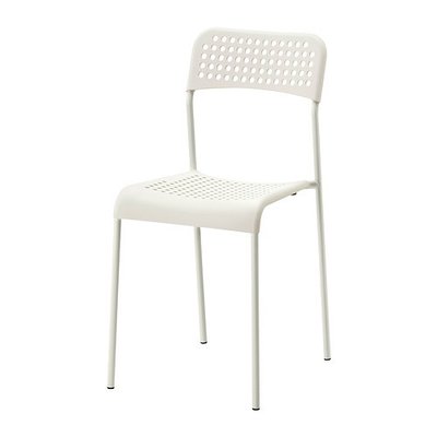 Кухонний стілець ADDE IKEA / 102.191.78;білий;