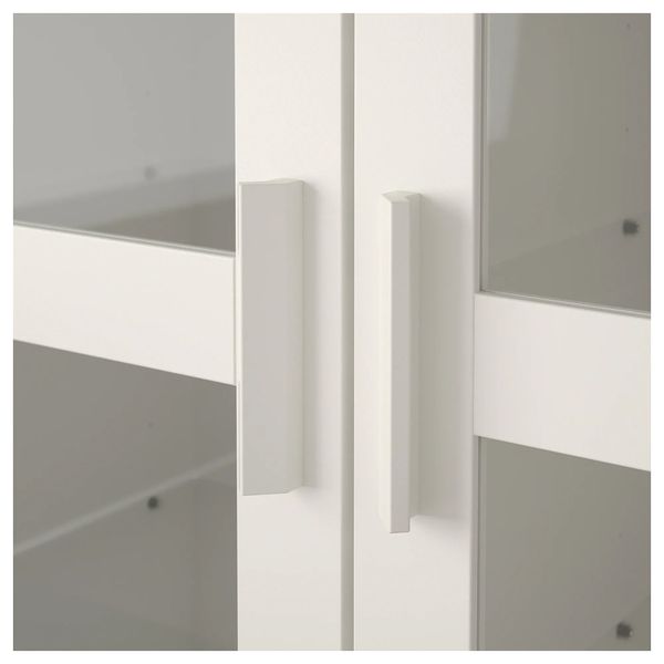 Шкаф-витрина BRIMNES 80x190 см / 904.098.72;білий;
