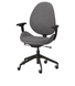 Офісне крісло HATTEFJALL / 305.389.71;темно-сірий/чорний;