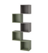 Комбинация настенных шкафов EKET 70x25x175 см / 395.216.74;сіро-зелений;