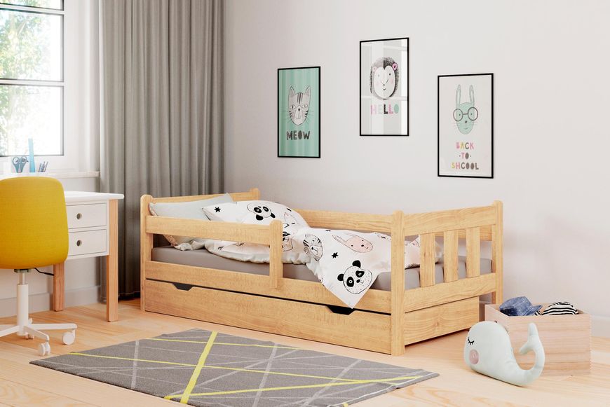 Детская кровать MARINELLA сосна / V-PL-MARINELLA-SOSNA;сосна;160x80;