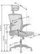 Офисное кресло VALOR / V-CH-VALOR-FOT-CZARNY;чорно-сірий;