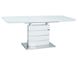 Кухонный стол Leonardo / LEONARDOBB140;білий лак;МДФ+загартоване скло;140(180)X80;
