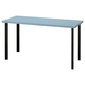 Комп'ютерный стіл LAGKAPTEN / ADILS 140x60 см / 294.173.19;голубий/чорний;