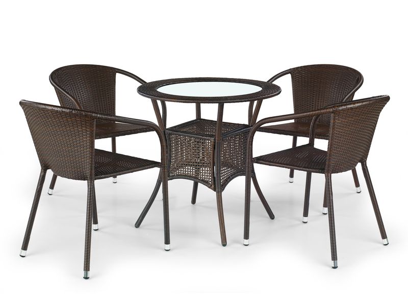 Садовый стол MIDAS / V-CH-MIDAS-ST;темно-коричневий;