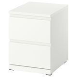 Комод, 2 ящика, белый/с 2 ящиками, 40x50x53 см STORKLINTA / 006.314.14 STORKLINTA магазин Glance