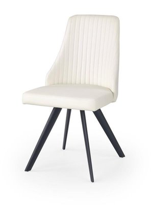 Кухонний стілець K206 / V-CH-K/206-KR;чорний/білий;