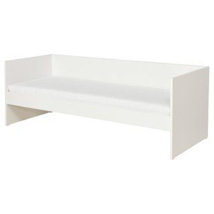 Кушетка с 1 матрасом, белый/жесткий &Aring;fj&auml;ll, 80x200 см. VIHALS / 795.805.53
