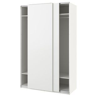 Комплект шкафа, белый/белый, 150x66x236 см PAX/HASVIK / 295.009.69
