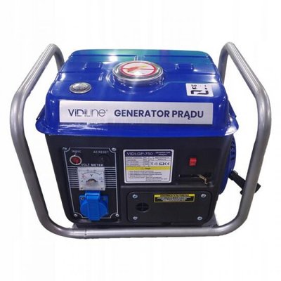 Генератор бензиновый VidiLine VIDI-GP-750 0,65 кВт / VIDI-GP-750;
