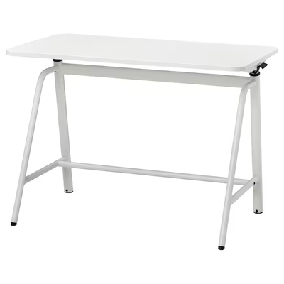 Компьютерный стол с регулировкой высоты GLADHOJDEN / 304.939.39;білий;