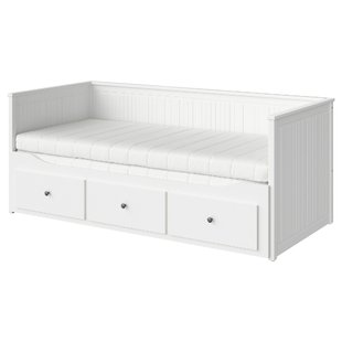 Кушетка з 3-а шухлядами HEMNES + 2 матраца / 894.281.07;