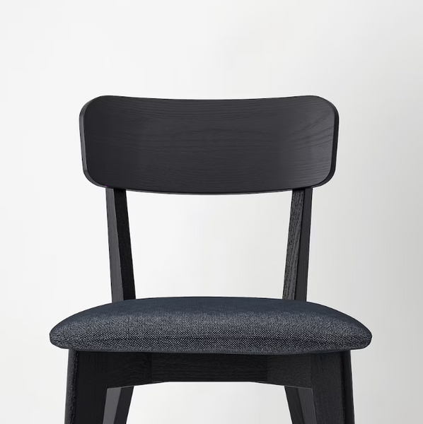 Кухонний стілець LISABO / 605.540.83;чорний/сірий;