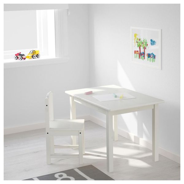 Детский стол SUNDVIK / 102.016.73;білий;