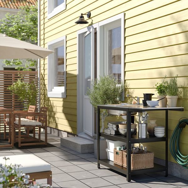 Раковина з боковою стільницею GRILLSKAR / 494.952.26;чорний; GRILLSKÄR магазин Glance Раковина з боковою стільницею GRILLSKAR / 494.952.26;чорний;