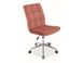 Офісний стілець Q-020 / OBRQ020VRA;античний рожевий;оксамит;
