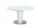 Кухонний стіл ORBIT / ORBITBB120;білий;МДФ+загартоване скло;120х160;