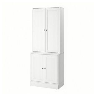 Комбинация с дверями, белая, 81x47x212 см HAVSTA / 595.347.55