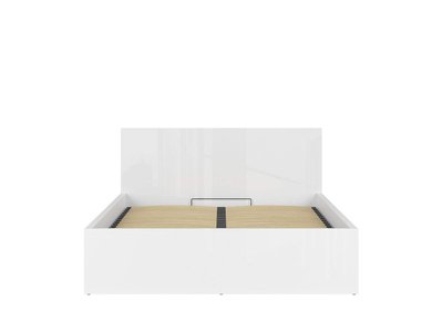 Ліжко Tetrix B / S442-LOZ/160/B-BIP;білий глянець;160;