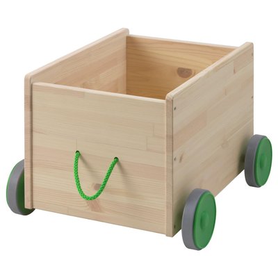 Ящик для іграшок на колесах FLISAT / 102.984.20;сосна;