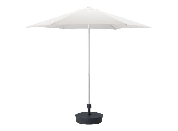 Садова парасолька з підставкою HOGON / 392.858.13;Білий;
