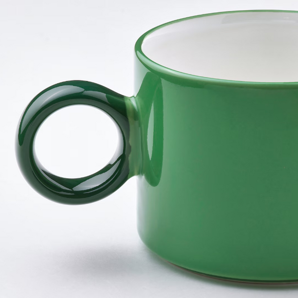 Чашка PIGGAL / 505.618.28;білий/зелений;