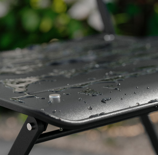 Набір садових меблів квадратний SUNDSO / 095.730.18;антрацит;