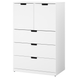 Комод NORDLI на 5 ящиков / 292.765.50;білий;80x122;