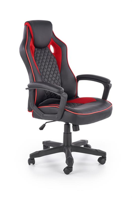Комп'ютерне крісло BAFFIN / V-CH-BAFFIN-FOT;чорний/червоний;