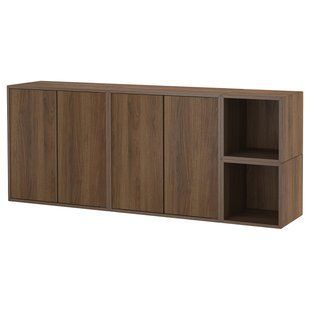 Настінна комбінація шаф, горіх, 175x35x70 см EKET / 995.688.33