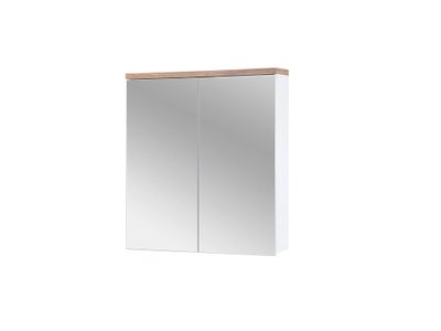 Шкафчик с зеркалом для ванной комнаты BALI / BALI BIAŁY 840;білий;60;
