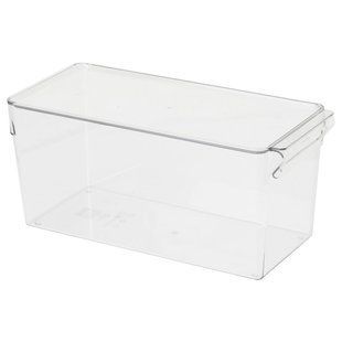 Контейнер для холодильника, прозорий, 32x14x14 см KLIPPKAKTUS / 605.688.86