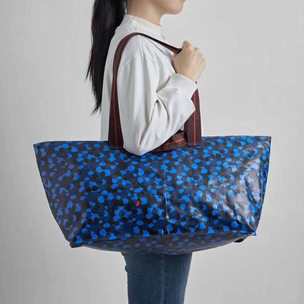 Сумка, синій візерунок, 18x45x28 см/22 л SPJUTSO / 506.427.02