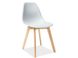 Кухонний стілець MORIS / MORISBUJSZ;світло-сірий;85х38х46;