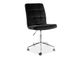 Офісний стілець Q-020 / OBRQ020VC;чорний;оксамит;