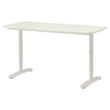 Комп'ютерний стіл BEKANT 140x60 см / 390.063.55;білий;