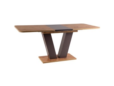 Кухонний стіл PLATON / PLATONDWBR136;дуб вотан/коричневий;ламінована плита;