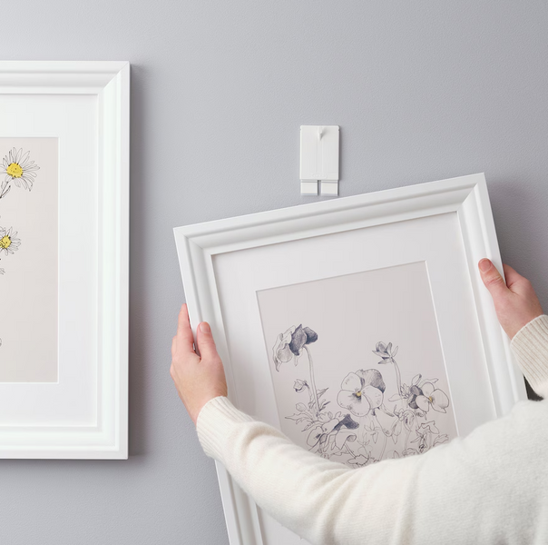 Самоклеящийся крючок для рамки ALFTA / 503.828.41;білий;