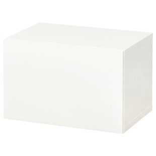 Настенный шкаф-трансформер, белый/белый Lappviken, 60x42x38 см BESTA / 494.296.89